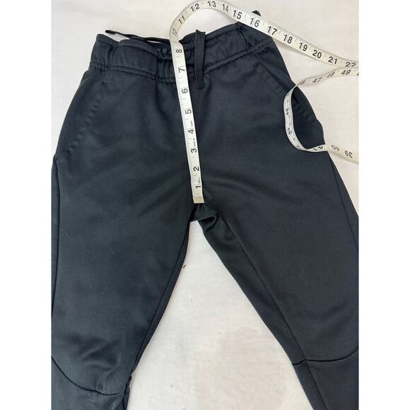 Nike Dri-Fit Joggers Pants Swoosh Black White Sweatpants Kids Youth XS - Picture 4 of 10